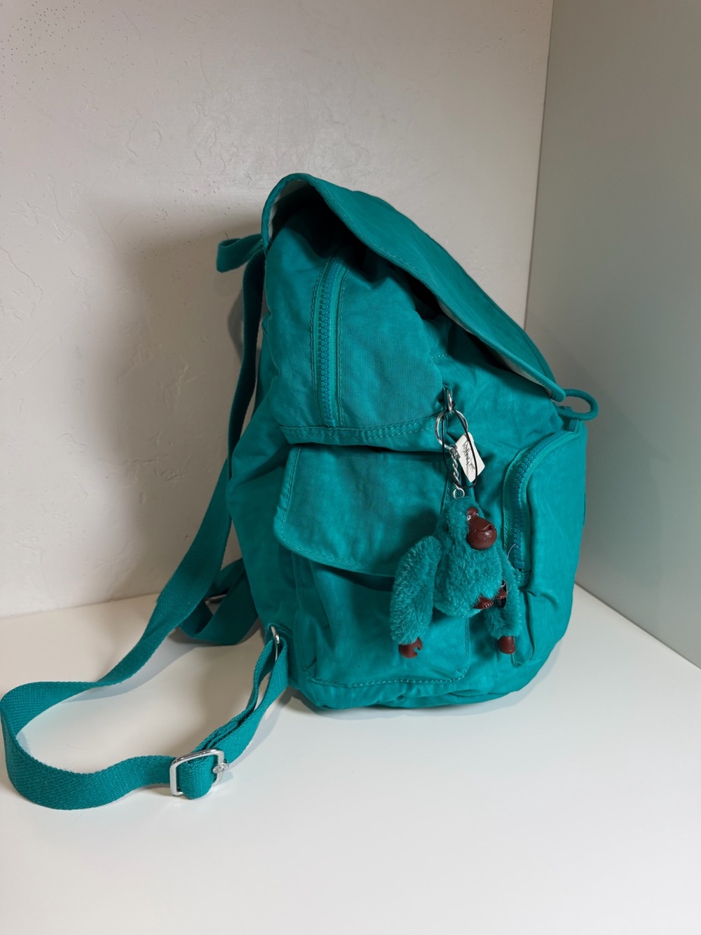 Kipling Ravier Backpack in Breezy Turquoise - Picture 6 of 12